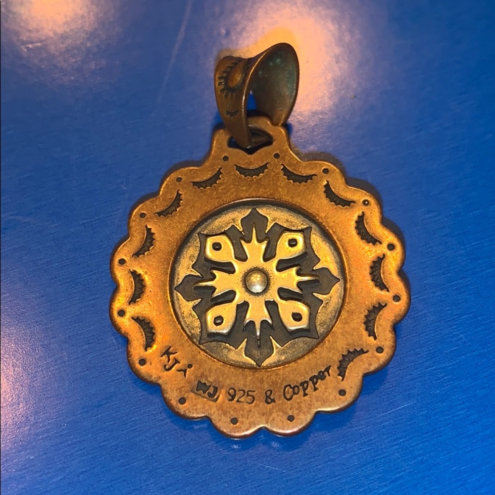 K J and copper pendant - Picture 2 of 6